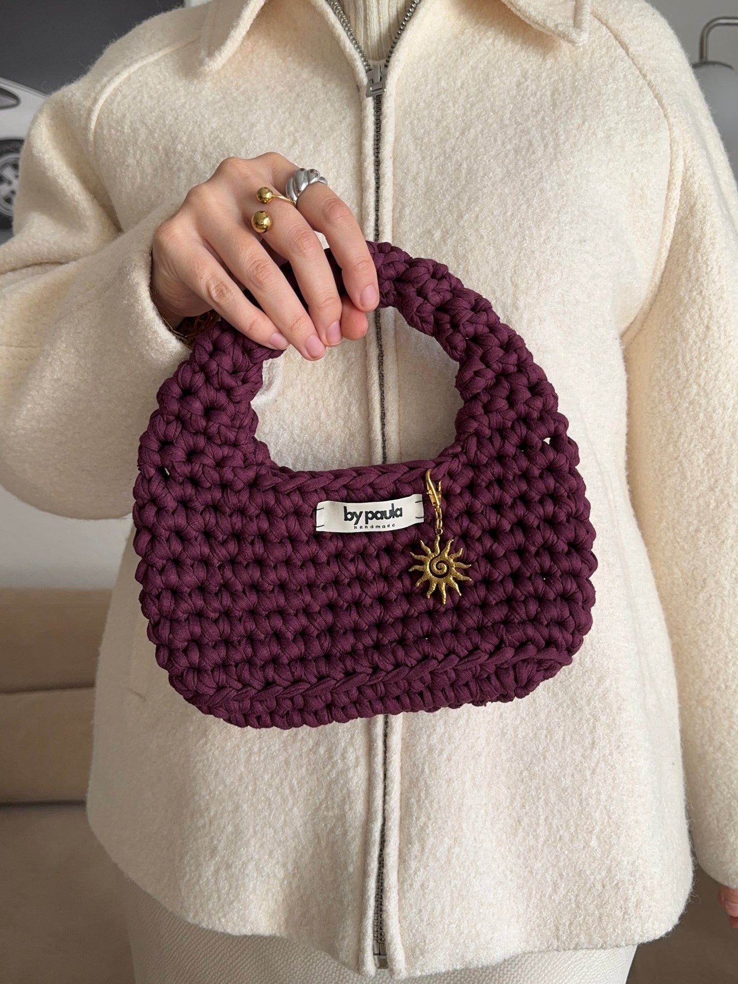 Schlüsselanhänger: Sonne Gold