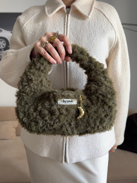 Schlüsselanhänger: Croissant Gold