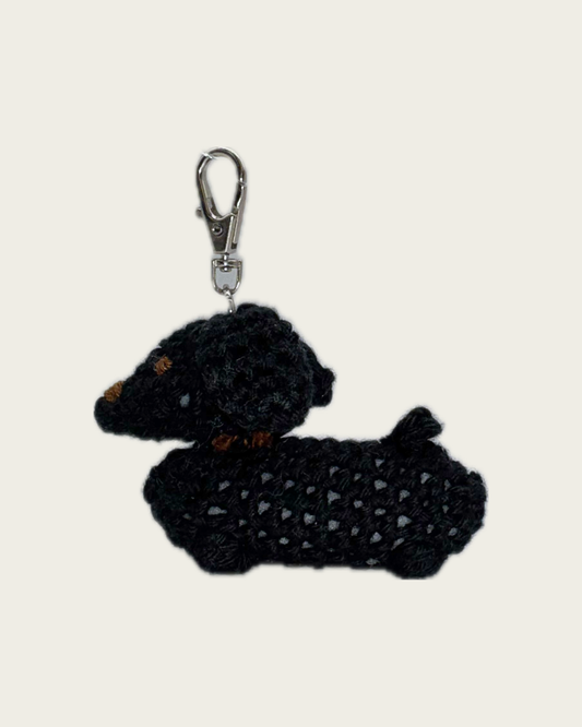 Dackel-Anhänger Schwarz