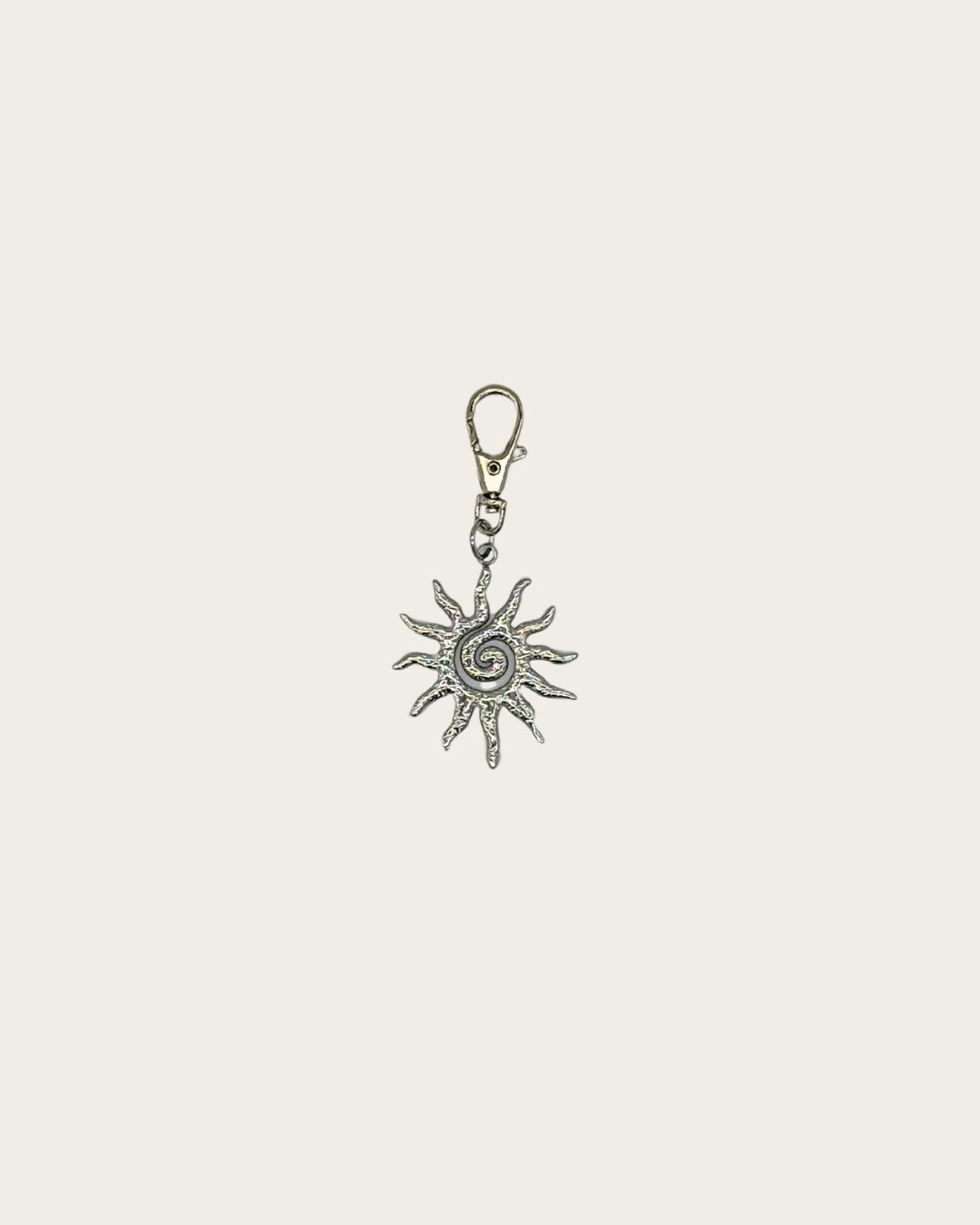 Schlüsselanhänger: Sonne 1 Silber