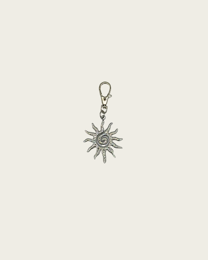 Schlüsselanhänger: Sonne 1 Silber