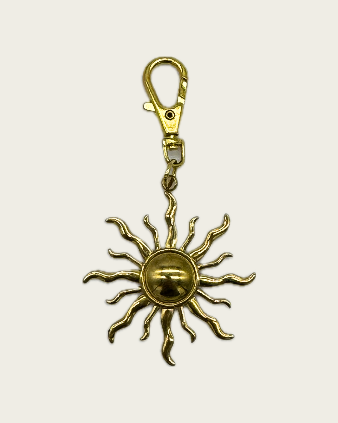 Schlüsselanhänger: Sonne Gold