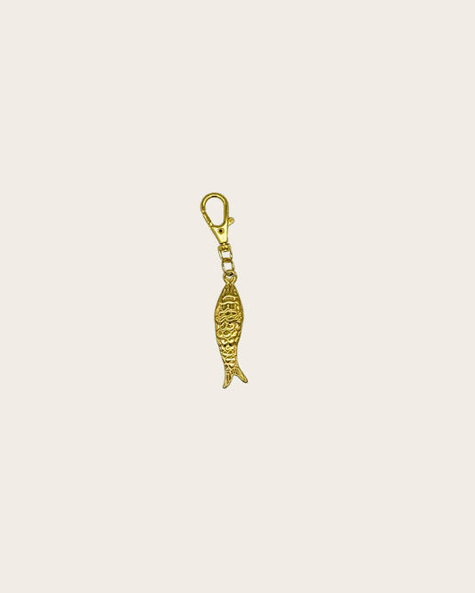 Schlüsselanhänger: Fisch Gold