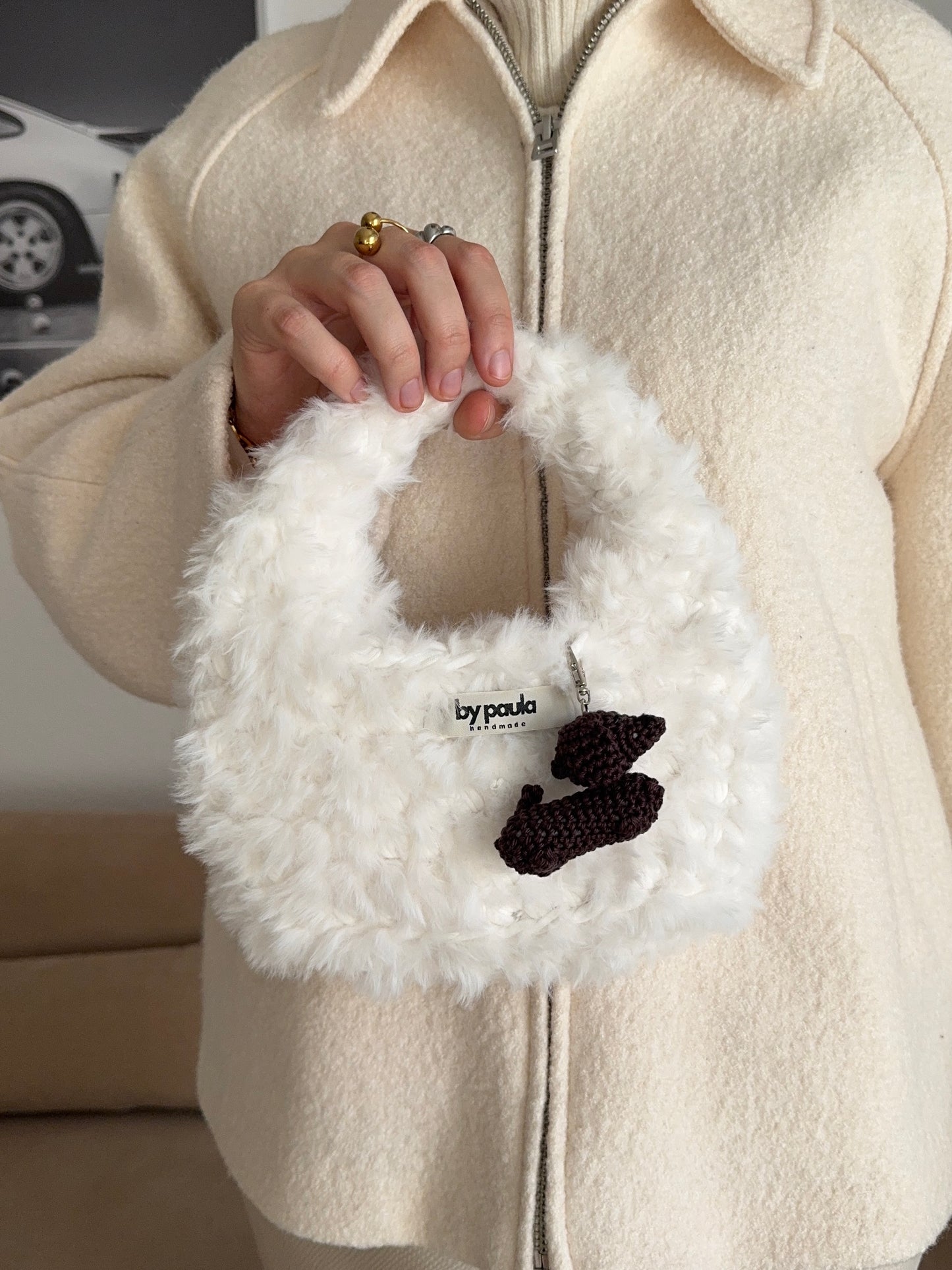 Dackel-Anhänger Dunkelbraun