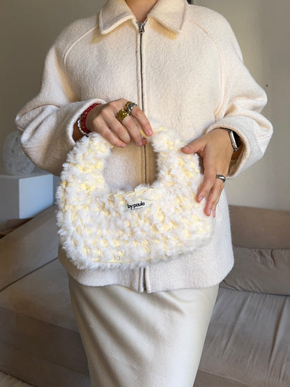 MILA Cloud M in butteryellow x snow