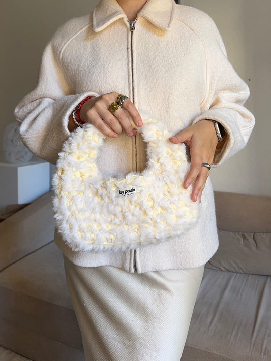 MILA Cloud M in butteryellow x snow